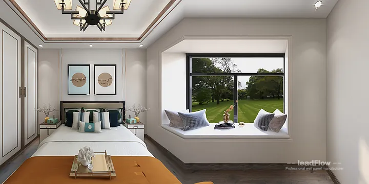 WPC Wall Cladding Project: Hangzhou Apartment with Living-Dining Room in Hangzhou, China - photo 3