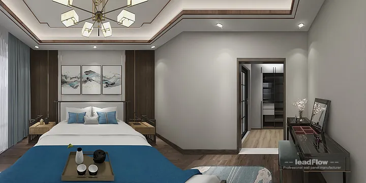 WPC Wall Cladding Project: Hangzhou Apartment with Living-Dining Room in Hangzhou, China - photo 5