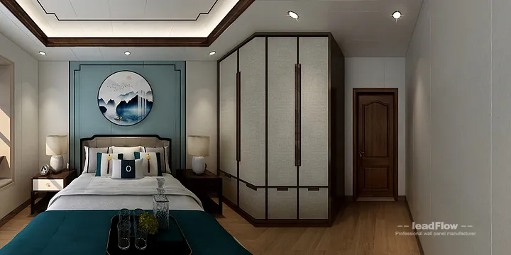 WPC Wall Cladding Project: Hangzhou Apartment with Living-Dining Room in Hangzhou, China - photo 9