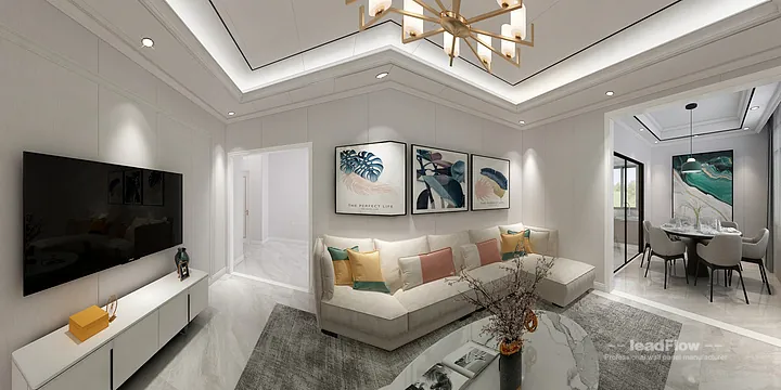 WPC Cladding Transformation: Hangzhou Apartment with Secondary Bedroom Walls in Hangzhou, China
