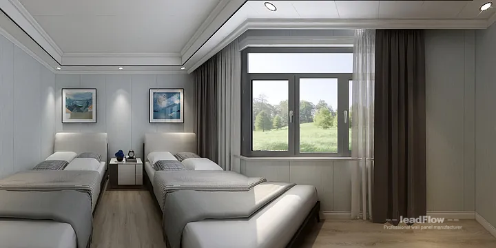 WPC Cladding Transformation: Hangzhou Apartment with Secondary Bedroom Walls in Hangzhou, China - photo 10