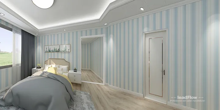 WPC Cladding Transformation: Hangzhou Apartment with Secondary Bedroom Walls in Hangzhou, China - photo 14