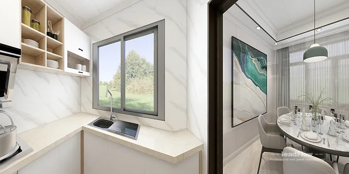 WPC Cladding Transformation: Hangzhou Apartment with Secondary Bedroom Walls in Hangzhou, China - photo 15