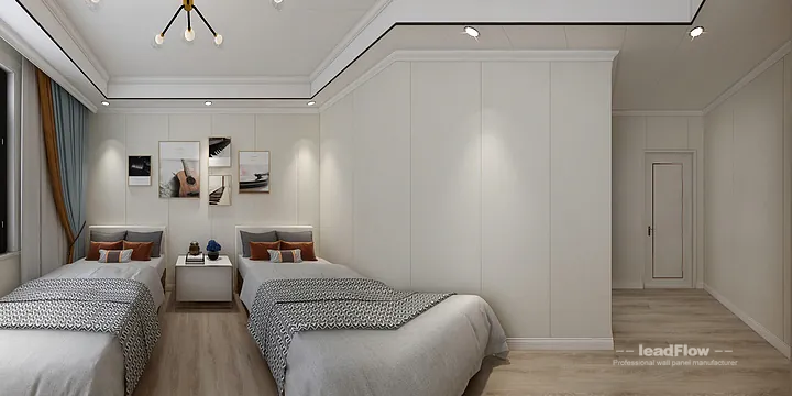 WPC Cladding Transformation: Hangzhou Apartment with Secondary Bedroom Walls in Hangzhou, China - photo 4