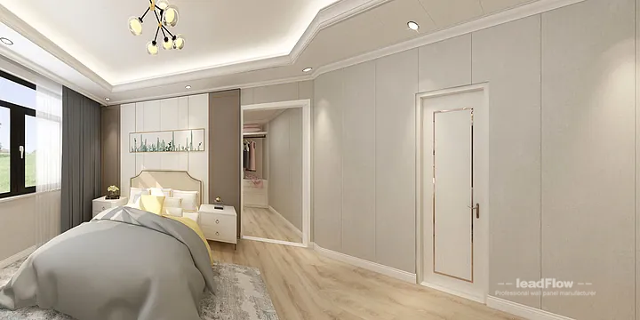 WPC Cladding Transformation: Hangzhou Apartment with Secondary Bedroom Walls in Hangzhou, China - photo 5