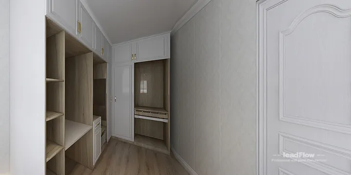 WPC Cladding Transformation: Nanchang Apartment with Master Bedroom Walls in Donghu District, Nanchang, China - photo 28