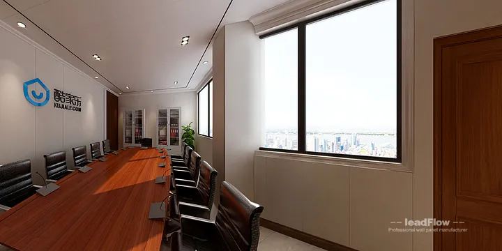 WPC Wall Panel Project: Hangzhou Commercial Space with Office in Hangzhou, China - photo 1