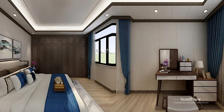 Hangzhou Apartment Renovation with WPC Cladding | Living Room Idea in Hangzhou, China - photo 1