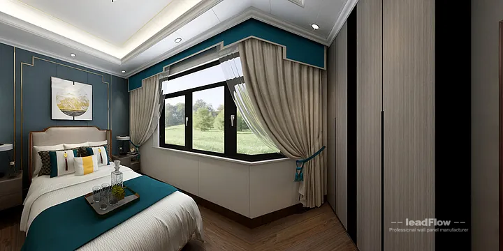 WPC Wall Cladding Apartment Design in Hangzhou | New Chinese Oriental Interior in Hangzhou, China - photo 1