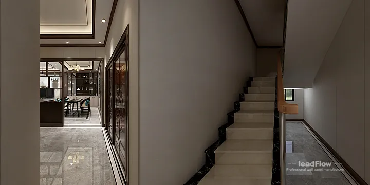 Premium WPC Cladding for Hangzhou Apartment &mdash; New Chinese Oriental Finish in Hangzhou, China - photo 10
