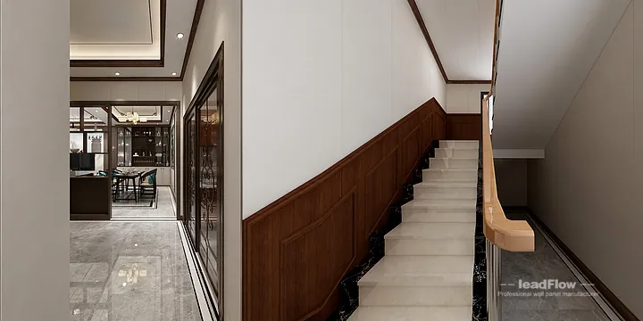 Premium WPC Cladding for Hangzhou Apartment &mdash; New Chinese Oriental Finish in Hangzhou, China - photo 3