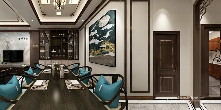 Premium WPC Cladding for Hangzhou Apartment &mdash; New Chinese Oriental Finish in Hangzhou, China - photo 5
