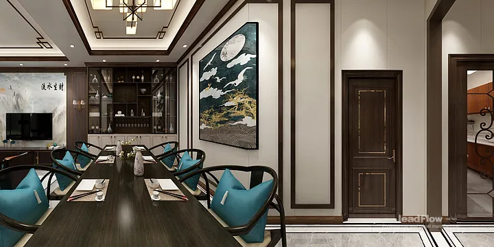 Premium WPC Cladding for Hangzhou Apartment &mdash; New Chinese Oriental Finish in Hangzhou, China - photo 8