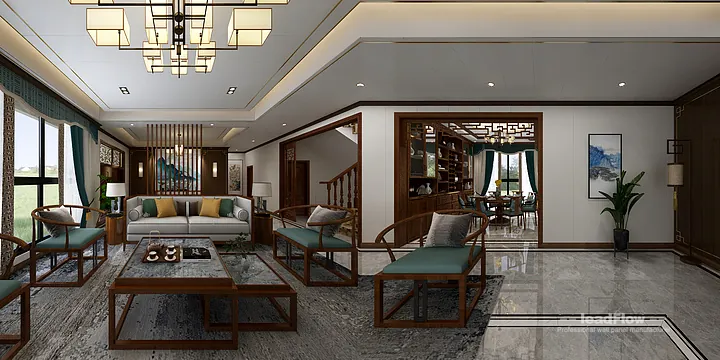 Hangzhou Villa Makeover with WPC Wall Panel | New Chinese Oriental Wood Grain in Hangzhou, China