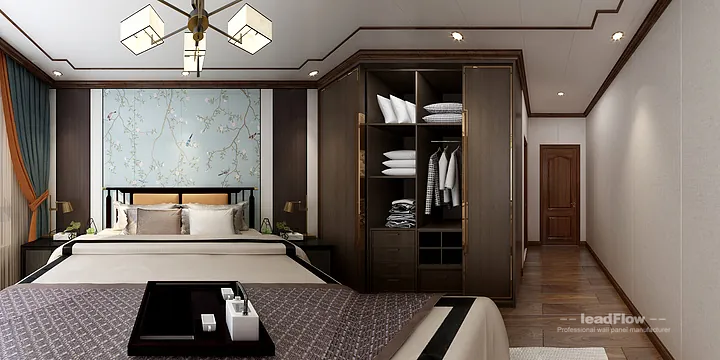 Hangzhou Villa Makeover with WPC Wall Panel | New Chinese Oriental Wood Grain in Hangzhou, China - photo 11