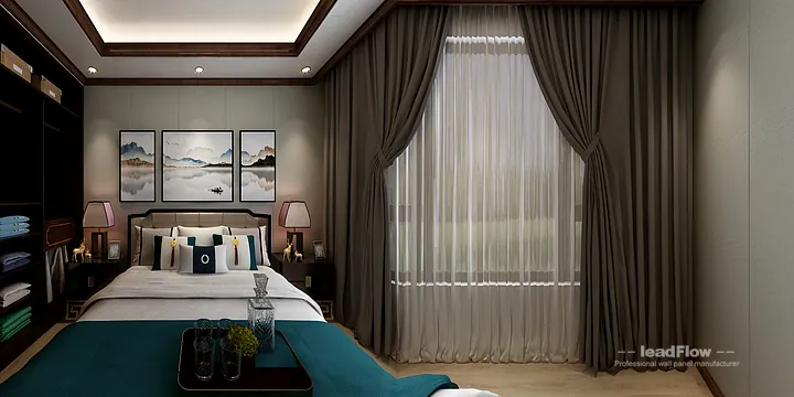 Hangzhou Villa Makeover with WPC Wall Panel | New Chinese Oriental Wood Grain in Hangzhou, China - photo 2