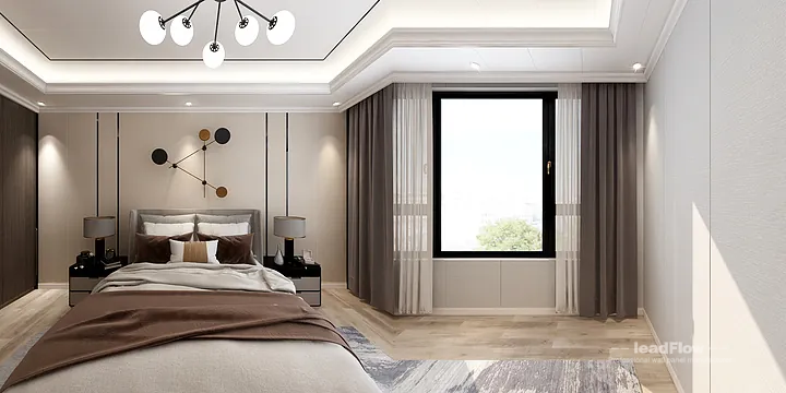 WPC Cladding Villa Case Study in Hangzhou | Light Luxury Living Room in Hangzhou, China - photo 2