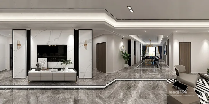 WPC Wall Panel Apartment Inspiration in Hangzhou &mdash; Modern Design in Hangzhou, China - photo 10