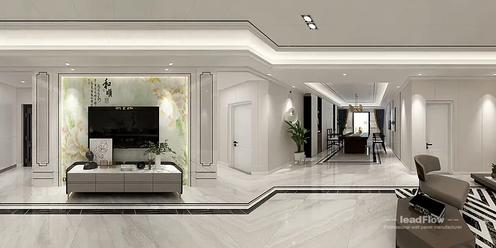 WPC Wall Panel Apartment Inspiration in Hangzhou &mdash; Modern Design in Hangzhou, China - photo 12