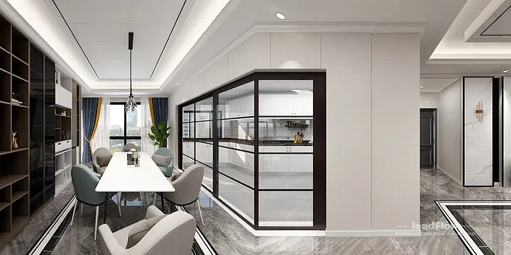 WPC Wall Panel Apartment Inspiration in Hangzhou &mdash; Modern Design in Hangzhou, China - photo 3
