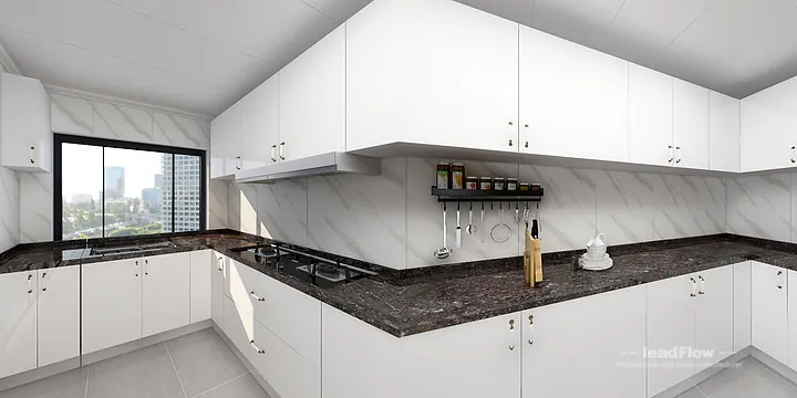WPC Wall Panel Apartment Inspiration in Hangzhou &mdash; Modern Design in Hangzhou, China - photo 9