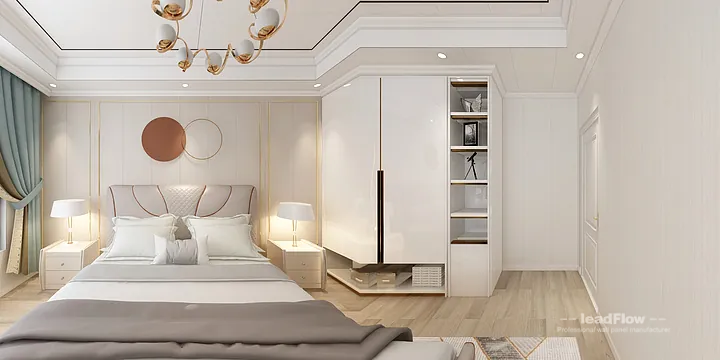 WPC Interior Panel Ideas for Nanchang Interior Project | bedroom4 Design in Donghu District, Nanchang, China - photo 2