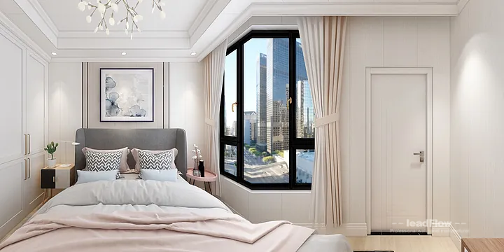 WPC Interior Panel Ideas for Nanchang Interior Project | bedroom4 Design in Donghu District, Nanchang, China - photo 4