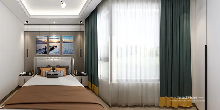 WPC Interior Panel Project: Nanchang Villa with Dining Room in Donghu District, Nanchang, China - photo 1