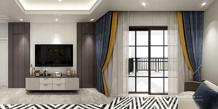 WPC Interior Panel Project: Nanchang Villa with Dining Room in Donghu District, Nanchang, China - photo 7