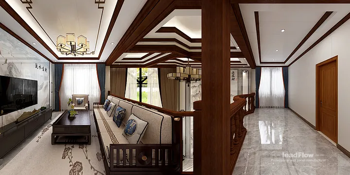 WPC Interior Panel Design Case: Wang's Hangzhou Villa in Hangzhou, China - photo 11