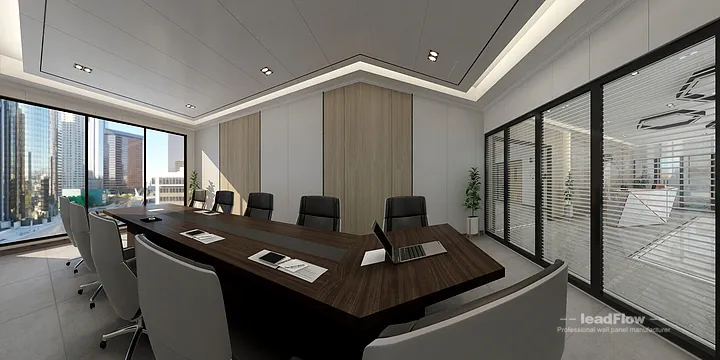 Custom WPC Wall Cladding for Hangzhou Office | Stylish Layout in Hangzhou, China - photo 12