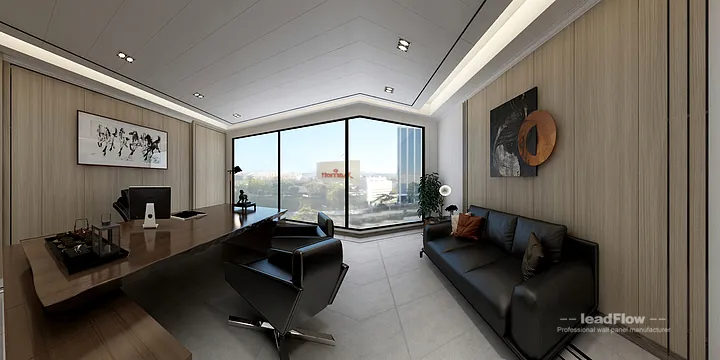 Custom WPC Wall Cladding for Hangzhou Office | Stylish Layout in Hangzhou, China - photo 2