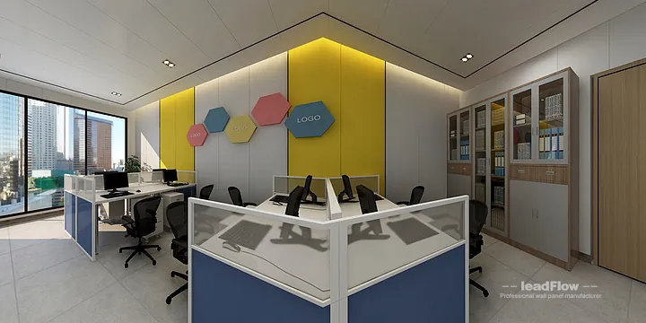 Custom WPC Wall Cladding for Hangzhou Office | Stylish Layout in Hangzhou, China - photo 4