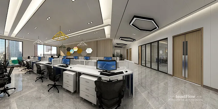 Custom WPC Wall Cladding for Hangzhou Office | Stylish Layout in Hangzhou, China - photo 8