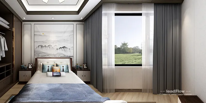 Nanchang Villa with WPC Cladding &mdash; Dining Room Feature in Donghu District, Nanchang, China - photo 2