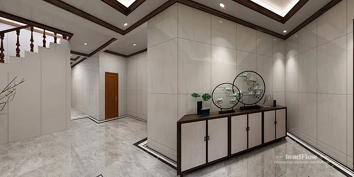 Zheng's Hangzhou Villa with WPC Wall Panel &mdash; New Chinese Oriental in Hangzhou, China - photo 4