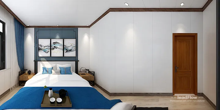Zheng's Hangzhou Villa with WPC Wall Panel &mdash; New Chinese Oriental in Hangzhou, China - photo 9