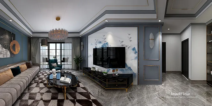 Modern WPC Cladding Project: Hangzhou Apartment Interior in Hangzhou, China - photo 3