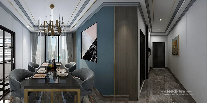 Modern WPC Cladding Project: Hangzhou Apartment Interior in Hangzhou, China - photo 4