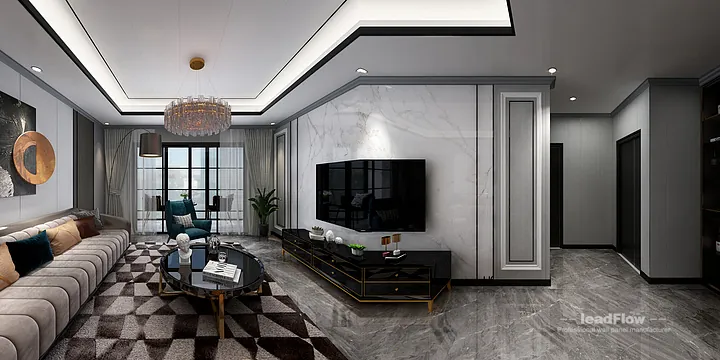 Modern WPC Cladding Project: Hangzhou Apartment Interior in Hangzhou, China - photo 5
