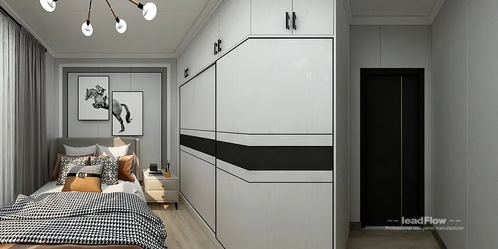 Modern WPC Cladding Project: Hangzhou Apartment Interior in Hangzhou, China - photo 8