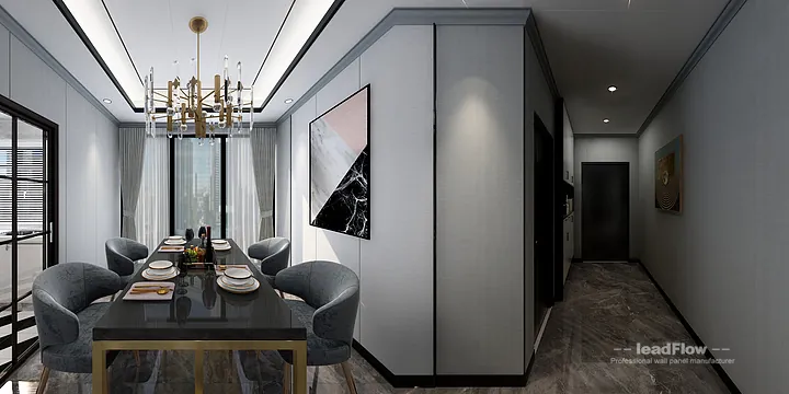 Modern WPC Cladding Project: Hangzhou Apartment Interior in Hangzhou, China - photo 9