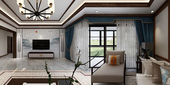 WPC Cladding Design for Hangzhou Commercial Space - Private Dining in Hangzhou, China