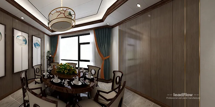 WPC Cladding Design for Hangzhou Commercial Space - Private Dining in Hangzhou, China - photo 1