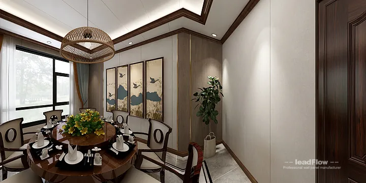 WPC Cladding Design for Hangzhou Commercial Space - Private Dining in Hangzhou, China - photo 2