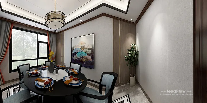 WPC Cladding Design for Hangzhou Commercial Space - Private Dining in Hangzhou, China - photo 3