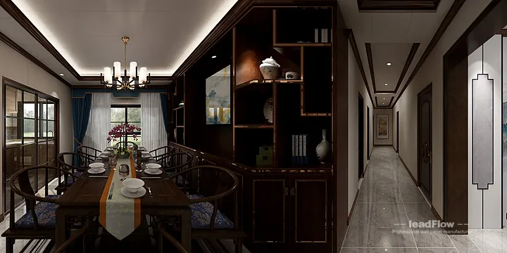 WPC Cladding Design for Hangzhou Commercial Space - Private Dining in Hangzhou, China - photo 6