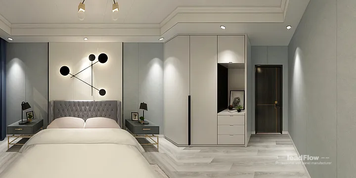 Hangzhou Apartment with WPC Interior Panel &mdash; Modern in Hangzhou, China - photo 1