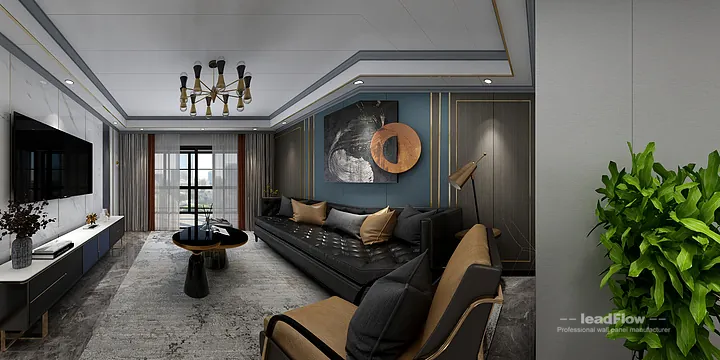 Hangzhou Apartment with WPC Interior Panel &mdash; Modern in Hangzhou, China - photo 2
