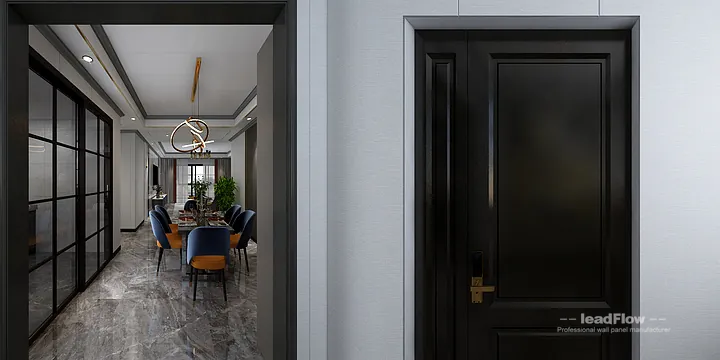 Hangzhou Apartment with WPC Interior Panel &mdash; Modern in Hangzhou, China - photo 3